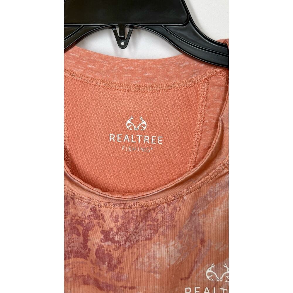 REALTREE Fishing Fishing Shirt w/ Thumb Holes & Split Sides, Women’s Size Medium - Picture 3 of 6